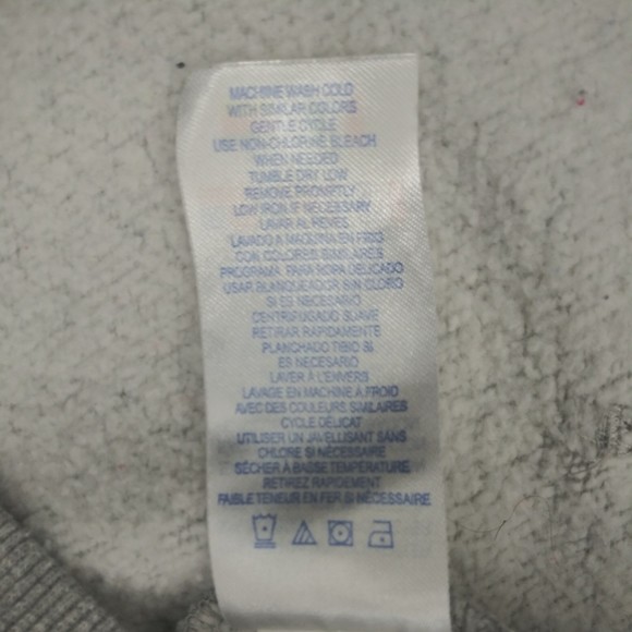 Champion Gray Champion Logo Pull-over Hooded Sweater - Size 5 Youth - EUC - Picture 3 of 5